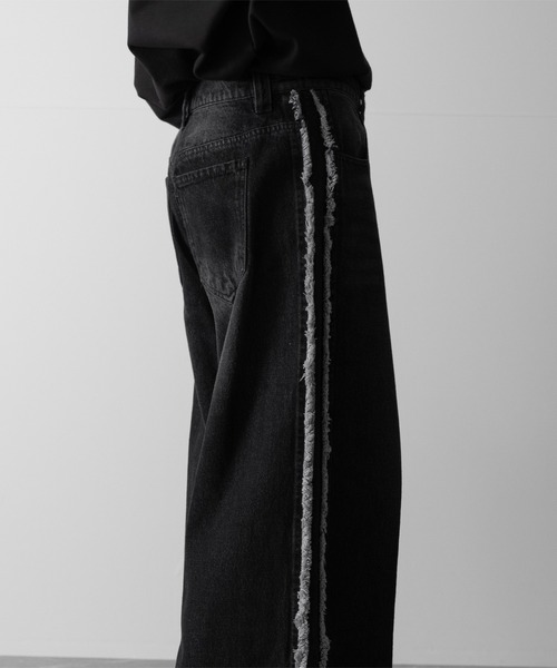 【RUUBON】fringe flare denim pants / フリンジフレアデニムパンツ（デニムパンツ）｜RUUBON（ルーボン）
