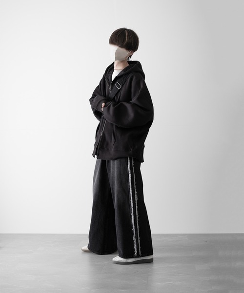 【RUUBON】fringe flare denim pants / フリンジフレアデニムパンツ（デニムパンツ）｜RUUBON（ルーボン）