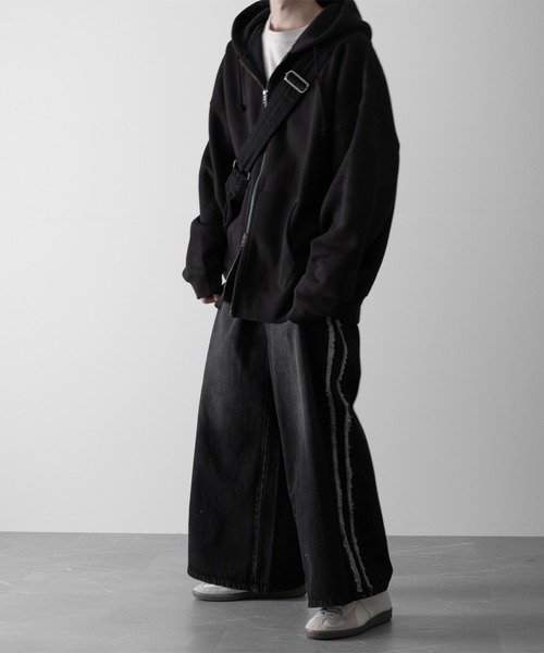 【RUUBON】fringe flare denim pants / フリンジフレアデニムパンツ（デニムパンツ）｜RUUBON（ルーボン）