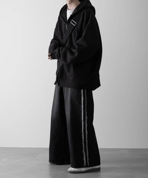 【RUUBON】fringe flare denim pants / フリンジフレアデニムパンツ（デニムパンツ）｜RUUBON（ルーボン）