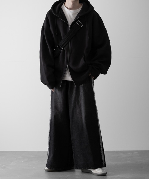 【RUUBON】fringe flare denim pants / フリンジフレアデニムパンツ（デニムパンツ）｜RUUBON（ルーボン）