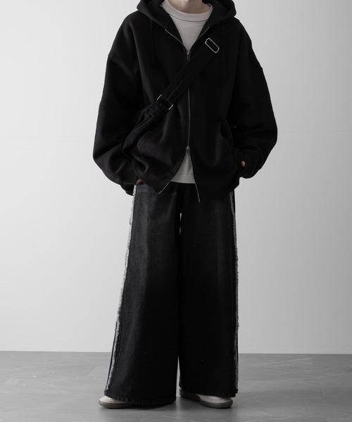 【RUUBON】fringe flare denim pants / フリンジフレアデニムパンツ（デニムパンツ）｜RUUBON（ルーボン）