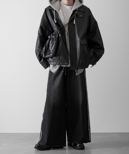 【RUUBON】fringe flare denim pants / フリンジフレアデニムパンツ（デニムパンツ）｜RUUBON（ルーボン）