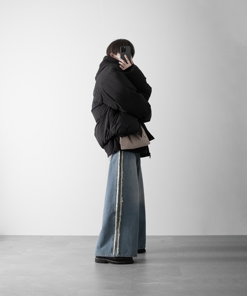 【RUUBON】fringe flare denim pants / フリンジフレアデニムパンツ（デニムパンツ）｜RUUBON（ルーボン）