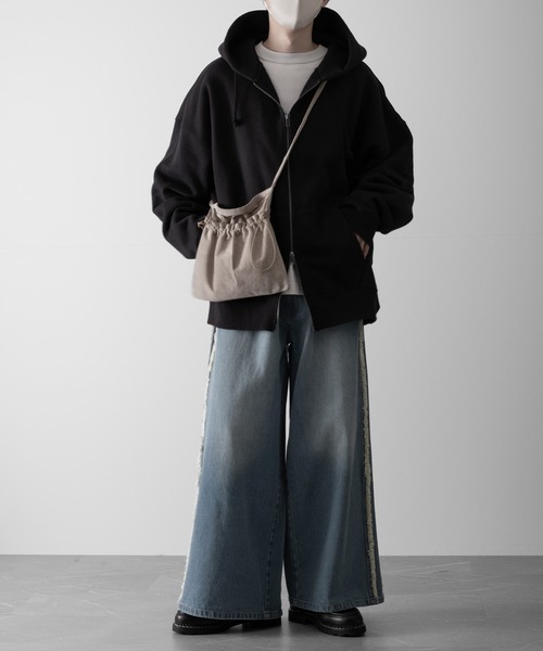 【RUUBON】fringe flare denim pants / フリンジフレアデニムパンツ（デニムパンツ）｜RUUBON（ルーボン）