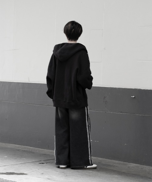 【RUUBON】fringe flare denim pants / フリンジフレアデニムパンツ（デニムパンツ）｜RUUBON（ルーボン）