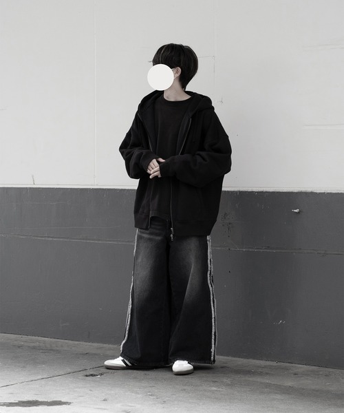 【RUUBON】fringe flare denim pants / フリンジフレアデニムパンツ（デニムパンツ）｜RUUBON（ルーボン）