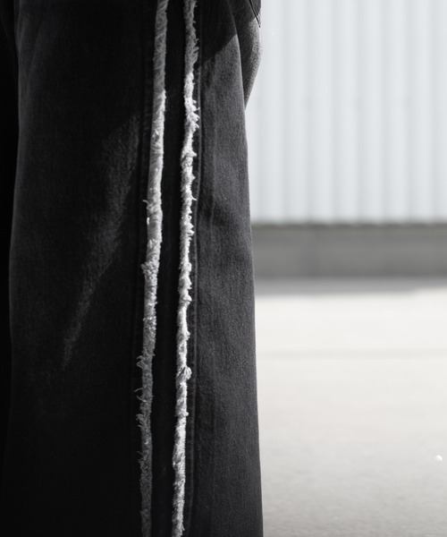 【RUUBON】fringe flare denim pants / フリンジフレアデニムパンツ（デニムパンツ）｜RUUBON（ルーボン）