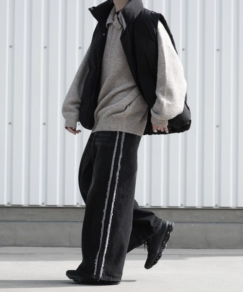 【RUUBON】fringe flare denim pants / フリンジフレアデニムパンツ（デニムパンツ）｜RUUBON（ルーボン）