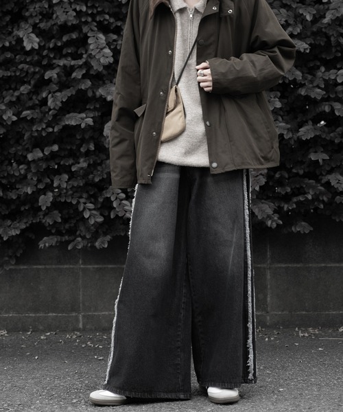 【RUUBON】fringe flare denim pants / フリンジフレアデニムパンツ（デニムパンツ）｜RUUBON（ルーボン）