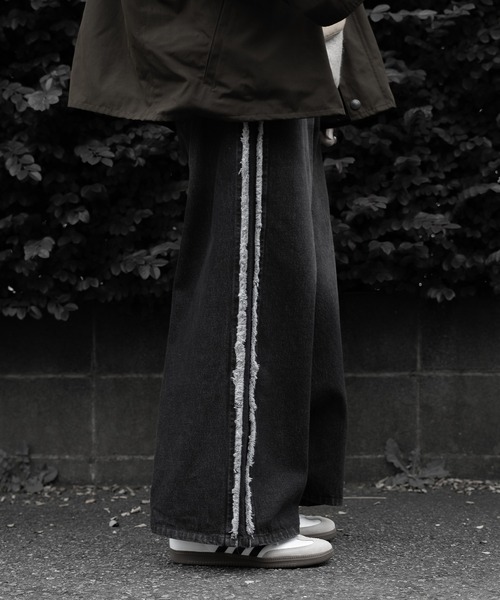 【RUUBON】fringe flare denim pants / フリンジフレアデニムパンツ（デニムパンツ）｜RUUBON（ルーボン）