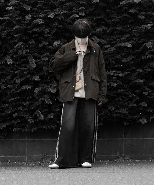 【RUUBON】fringe flare denim pants / フリンジフレアデニムパンツ（デニムパンツ）｜RUUBON（ルーボン）