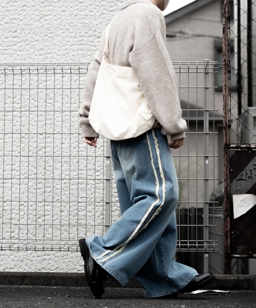 【RUUBON】fringe flare denim pants / フリンジフレアデニムパンツ（デニムパンツ）｜RUUBON（ルーボン）