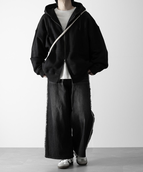 【RUUBON】fringe flare denim pants / フリンジフレアデニムパンツ（デニムパンツ）｜RUUBON（ルーボン）