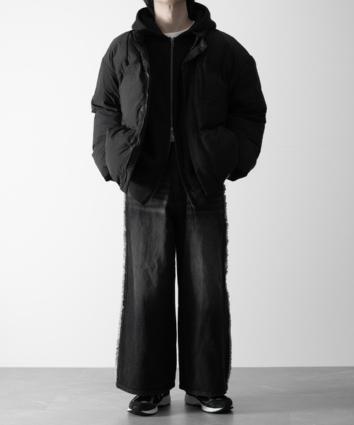 【RUUBON】fringe flare denim pants / フリンジフレアデニムパンツ（デニムパンツ）｜RUUBON（ルーボン）