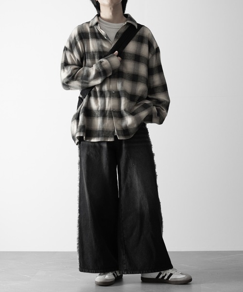 【RUUBON】fringe flare denim pants / フリンジフレアデニムパンツ（デニムパンツ）｜RUUBON（ルーボン）