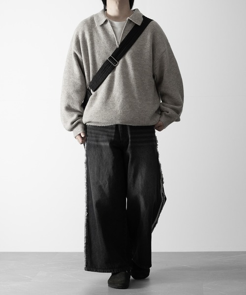 【RUUBON】fringe flare denim pants / フリンジフレアデニムパンツ（デニムパンツ）｜RUUBON（ルーボン）