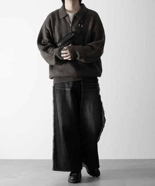 【RUUBON】fringe flare denim pants / フリンジフレアデニムパンツ（デニムパンツ）｜RUUBON（ルーボン）