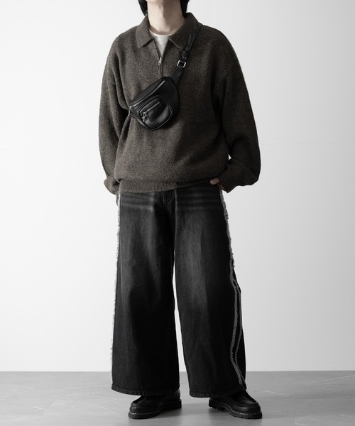 【RUUBON】fringe flare denim pants / フリンジフレアデニムパンツ（デニムパンツ）｜RUUBON（ルーボン）