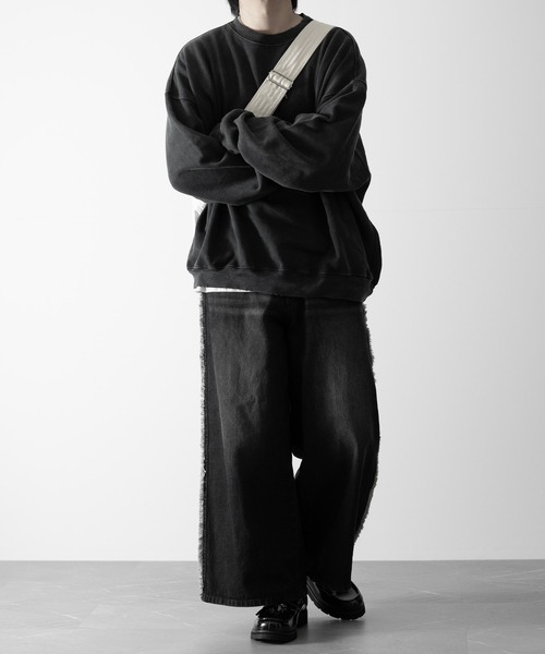 【RUUBON】fringe flare denim pants / フリンジフレアデニムパンツ（デニムパンツ）｜RUUBON（ルーボン）