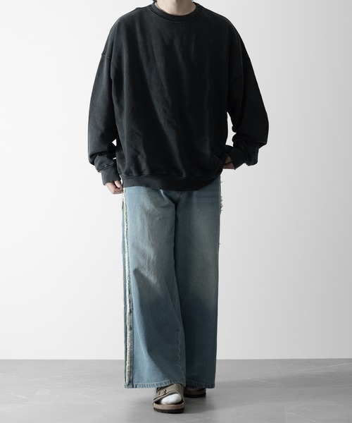 【RUUBON】fringe flare denim pants / フリンジフレアデニムパンツ（デニムパンツ）｜RUUBON（ルーボン）