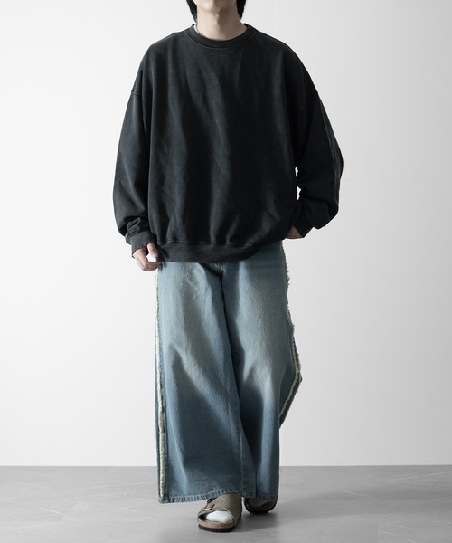 【RUUBON】fringe flare denim pants / フリンジフレアデニムパンツ（デニムパンツ）｜RUUBON（ルーボン）