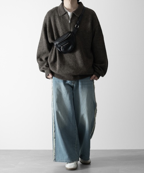 【RUUBON】fringe flare denim pants / フリンジフレアデニムパンツ（デニムパンツ）｜RUUBON（ルーボン）