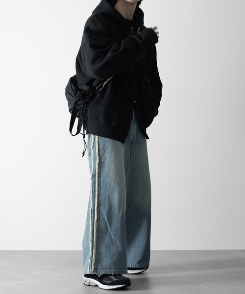 【RUUBON】fringe flare denim pants / フリンジフレアデニムパンツ（デニムパンツ）｜RUUBON（ルーボン）