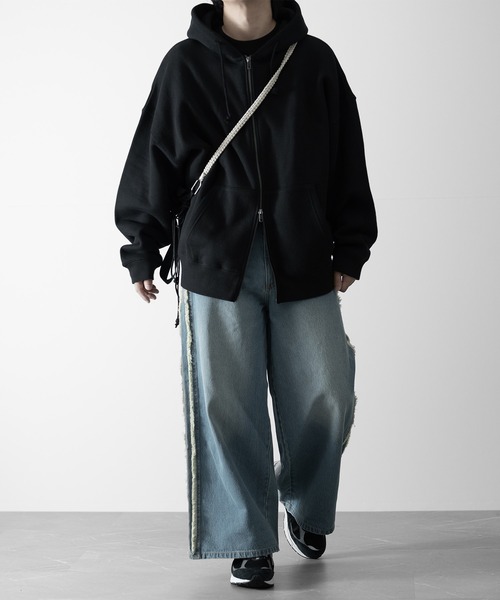 【RUUBON】fringe flare denim pants / フリンジフレアデニムパンツ（デニムパンツ）｜RUUBON（ルーボン）