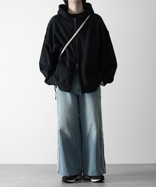 【RUUBON】fringe flare denim pants / フリンジフレアデニムパンツ（デニムパンツ）｜RUUBON（ルーボン）