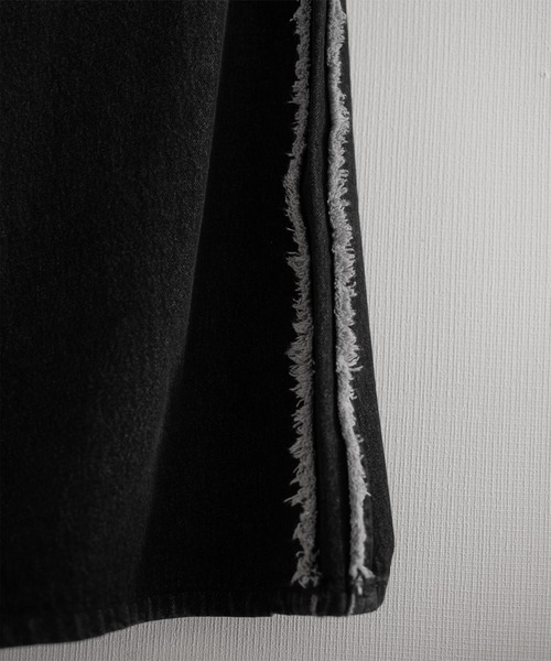 【RUUBON】fringe flare denim pants / フリンジフレアデニムパンツ（デニムパンツ）｜RUUBON（ルーボン）