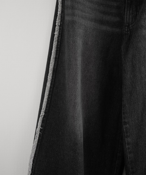 【RUUBON】fringe flare denim pants / フリンジフレアデニムパンツ（デニムパンツ）｜RUUBON（ルーボン）