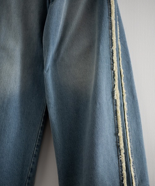 【RUUBON】fringe flare denim pants / フリンジフレアデニムパンツ（デニムパンツ）｜RUUBON（ルーボン）