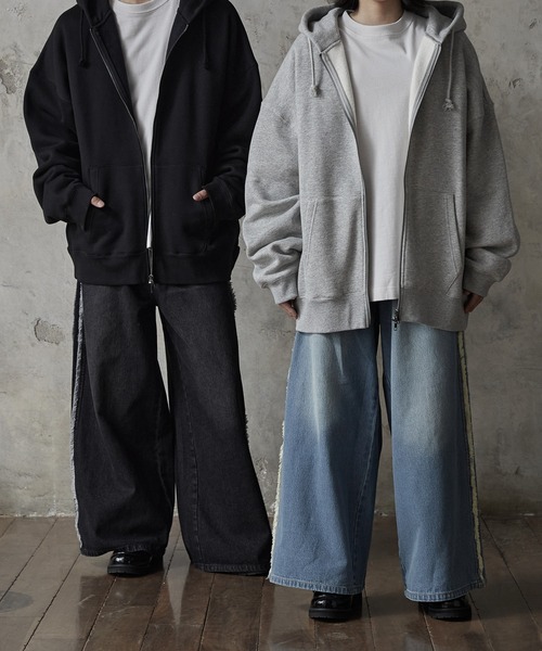 【RUUBON】fringe flare denim pants / フリンジフレアデニムパンツ（デニムパンツ）｜RUUBON（ルーボン）