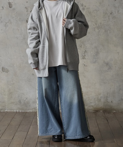 【RUUBON】fringe flare denim pants / フリンジフレアデニムパンツ（デニムパンツ）｜RUUBON（ルーボン）