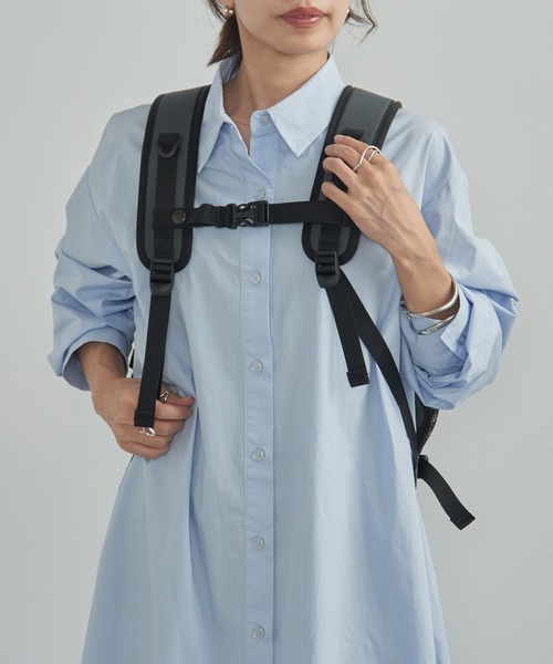 FREDRIK PACKERS（フレドリックパッカーズ）の「【FREDRIK PACKERS】420D BACKPACK MELL バックパック（バックパック/リュック・レディース・ブラック/グレー/ベージュ・FREE）」の10枚目の写真