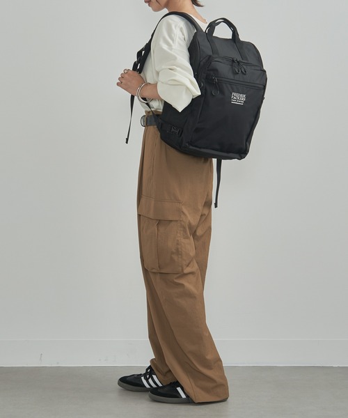 FREDRIK PACKERS(フレドリックパッカーズ)の「【FREDRIK PACKERS】420D BACKPACK MELL バックパック(バックパック/リュック・レディース・ブラック/グレー/ベージュ・FREE)」の18枚目の写真