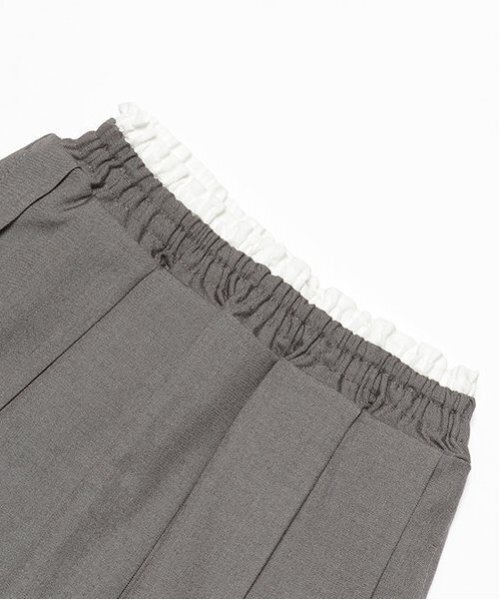 petit main（プティマイン）の「【リンク】ダブルウエストプリーツスカパン(キッズ)（スカート・キッズ・ブラック/グレー/ブラウン・80ｃｍ/90cm/100cm/110cm/120cm/130cm）」の10枚目の写真