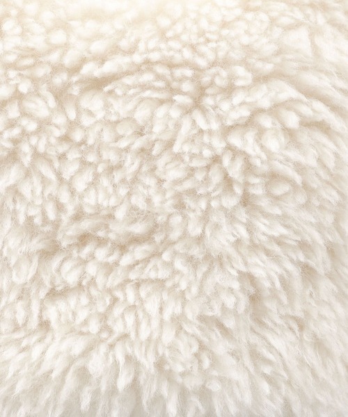 LAKOLE（ラコレ）の「シープファービスチェ / 129629（ベスト・レディース・チャコールグレー/アイボリー/モカ・FREE）」の6枚目の写真