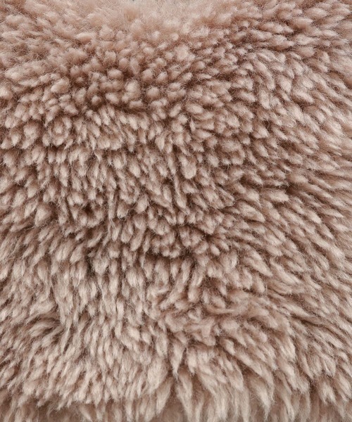 LAKOLE（ラコレ）の「シープファービスチェ / 129629（ベスト・レディース・チャコールグレー/アイボリー/モカ・FREE）」の4枚目の写真