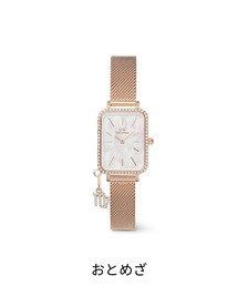Quadro Crystal Zodiac Melrose 20x26MM レーディス腕時計 ローズゴールド