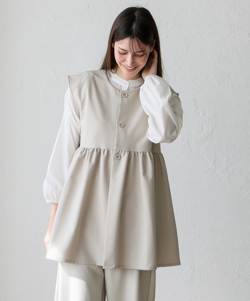 6506【美品】　ルネ　ノースリーブワンピース　裾フレア　ボンディング　Aライン 6506【美品】 ルネ ノースリーブワンピース 裾フレア ボンディング Aライン