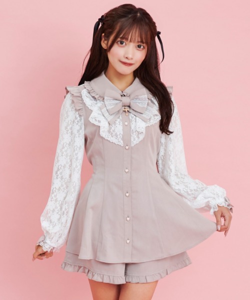 Secret Honey（シークレットハニー）の「ラッフル袖レース長袖