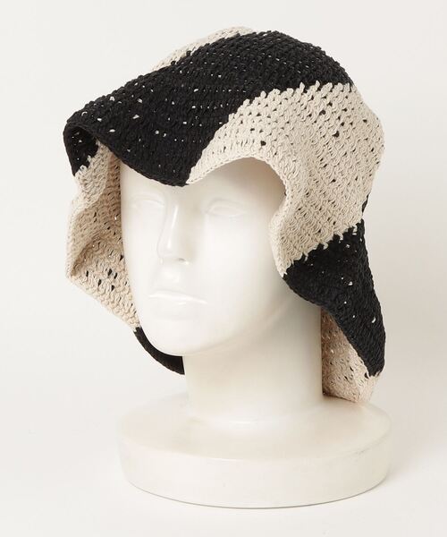 fridge（フリッジ）の「【Macmahon kniting mills】マクマホンニッティングミルズ Deeper Hat Spiral（ハット・メンズ・レッド/ブラック・FREE/ONE SIZE）」の4枚目の写真