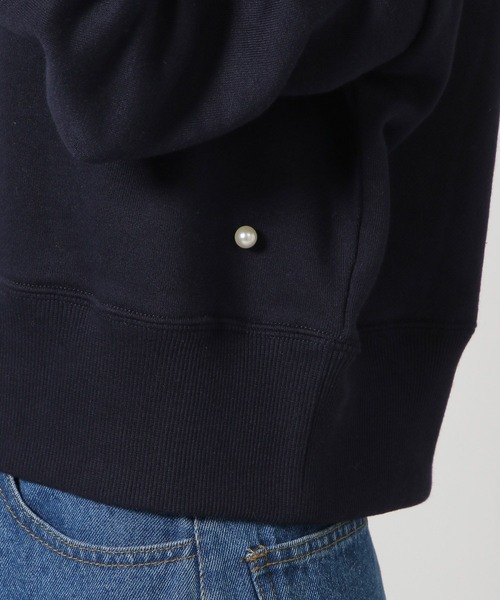 LAKOLE（ラコレ）の「パール裏毛ギャザープルオーバー / 150635（スウェット・レディース・アイボリー/グレー/ネイビー・FREE）」の11枚目の写真