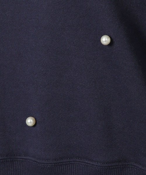 LAKOLE（ラコレ）の「パール裏毛ギャザープルオーバー / 150635（スウェット・レディース・アイボリー/グレー/ネイビー・FREE）」の15枚目の写真