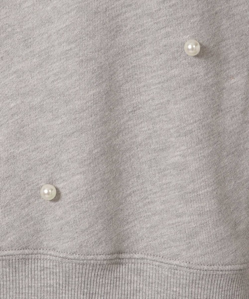 LAKOLE（ラコレ）の「パール裏毛ギャザープルオーバー / 150635（スウェット・レディース・アイボリー/グレー/ネイビー・FREE）」の14枚目の写真