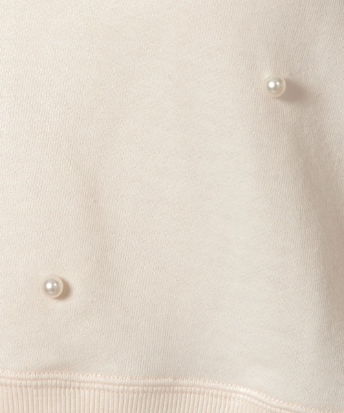 LAKOLE（ラコレ）の「パール裏毛ギャザープルオーバー / 150635（スウェット・レディース・アイボリー/グレー/ネイビー・FREE）」の13枚目の写真