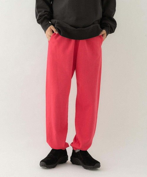 EKAL（エカル）の「ピグメントスウェットパンツ（スウェットパンツ・メンズ・グレー/ブラック/レッド・MEDIUM/LARGE）」の19枚目の写真