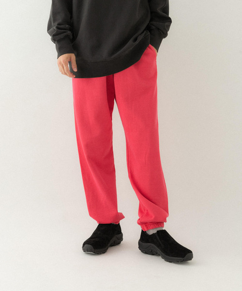 EKAL（エカル）の「ピグメントスウェットパンツ（スウェットパンツ・メンズ・グレー/ブラック/レッド・MEDIUM/LARGE）」の20枚目の写真